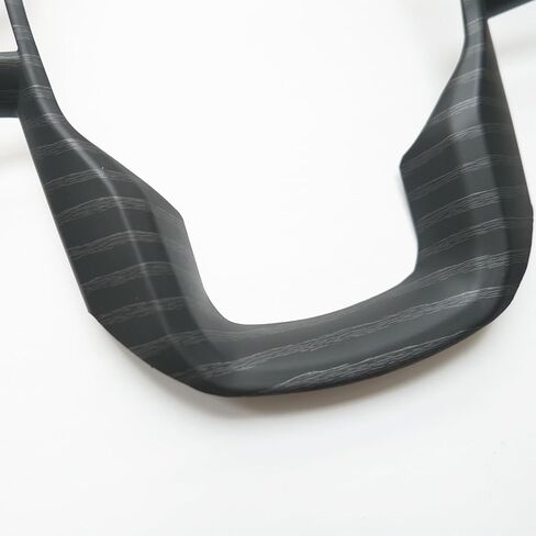 Carbon Fiber Style Interior Steering Wheel Trim Accessories for GMC Yukon XL 2021-2024 / Sierra 1500 2019-2025 / 2500HD 3500HD 2020-2025 (Black Wood Pattern) in Kuwait