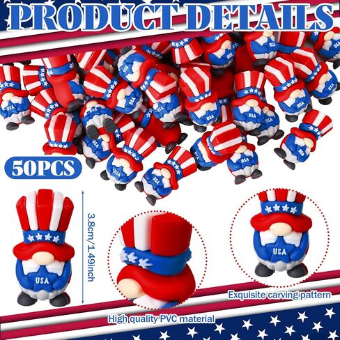 50 Pcs Mini Gnomes Fairy Rubber Statues Miniature Gnomes Bulk Miniature Figurines for Landscape Outdoor Indoor Patio Yard Lawn Plant Pots Decor in Kuwait