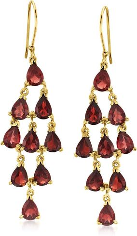 Ross-Simons Gemstone Chandelier Earrings in 18kt Gold Over Sterling in Saudi Arabia