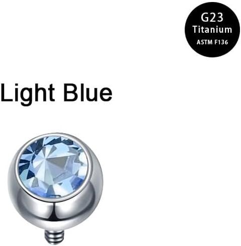 VCMART Floating Titanium Belly Button Ring G23 Titanium Internally Threaded Belly Button Piercing 14G Hypoallergenic Belly Rings for Women 8mm 10mm 12mm 14mm Short Long Belly Piercing Jewelry in Saudi Arabia