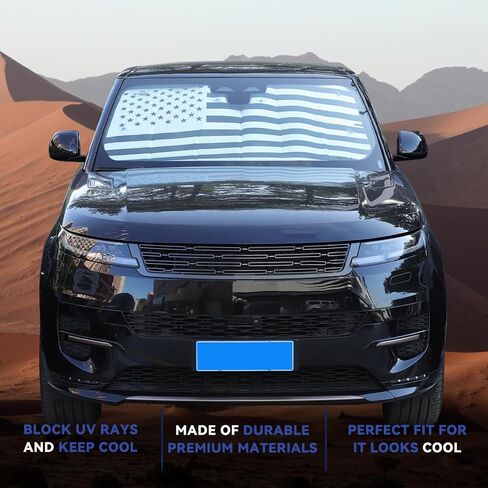 الزجاج الأمامي المتوافق مع Range Rover Sport 2023-2025+، الزجاج الأمامي Sunshade Sunshade قابلة للطي قابلة للطي للأشعة فوق البنفسجية والشمس التلقائية للملحقات الداخلية (النمط ج) in Kuwait