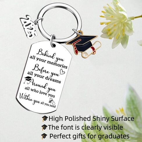 2025 Graduation Gifts for Her Him Class of 2025 Keychain for Middle High School Seniors College Master Degree Phd in Saudi Arabia