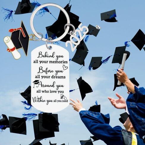 2025 Graduation Gifts for Her Him Class of 2025 Keychain for Middle High School Seniors College Master Degree Phd in Saudi Arabia