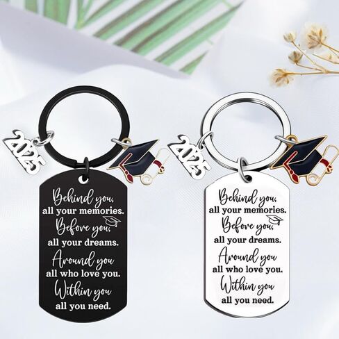 2025 Graduation Gifts for Her Him Class of 2025 Keychain for Middle High School Seniors College Master Degree Phd in Kuwait