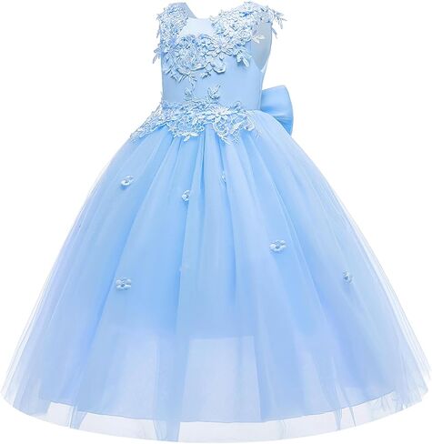 LOLANTA Girls Pageant Dresses Kids Gowns for Girls Ball Gown Dress Flower Girls Dresses for Wedding Occasion Wear in Saudi Arabia