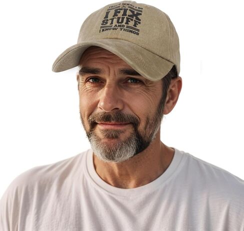 50th 60th 70th 80th Vintage Baseball Cap for Men - Birthday Gift Cool Stuffs Ideas Caps for Dad Uncle Grandad in Kuwait
