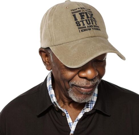 50th 60th 70th 80th Vintage Baseball Cap for Men - Birthday Gift Cool Stuffs Ideas Caps for Dad Uncle Grandad in Kuwait