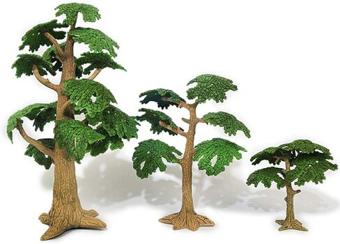 Toyvian Model Trees Cypress Miniature Artificial Tree Fake Plants Train Trees for Sand Table Models Scene Decoration 3pcs Size S in Saudi Arabia