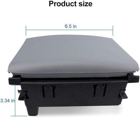 حامل كأس وحدة التحكم في المركز الخلفي يناسب Nissan Frontier Xterra Pathfinder 2005-2019 استبدال OE 96965-ZS00A ، 96965-ZP00C ، 96965-ZP00D- حامل كوب وحدة التحكم في مركز المقعد الخلفي (أسود+ رمادي فاتح) in Kuwait