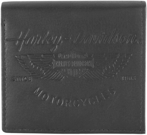 Harley-Davidson Women's Free Spirit Bi-Fold Leather Wallet W/RFID-Black in Saudi Arabia
