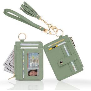 Slim Wallet for Women RFID Womens Small Wallet Genuine Leather Credit card holder wallet for women