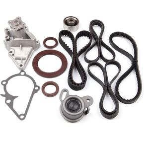 Timing Belt Kit w/Water Pump Fit for Hyundai for Accent 1.6L 2001-2011 Replace Timing Belt OEM - TS26282