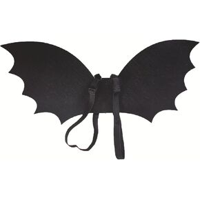 Binaryabc Halloween Bat Wings ، أجنحة زي مصاصي الدماء ، هالوين لباس ملحق الأزياء ، الحفلات الهالوين تفضل أجنحة تأثيري الأسود