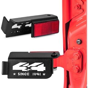 Xislet Upgraded Door-off Wrangler Foot Pegs Compatible with 2007-2024 Doorless Jeep Wrangler JK JL Gladiator JT Foot Rests Pedal Kick Panel Included Driver and Passenger side