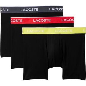 Lacoste Men Cotton Cotton Stressions Boxer Boxer 3 packs