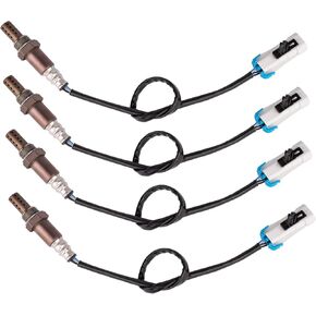 O2 Oxygen Sensor 4Pcs Compatible with Cadillac Escalade, Chevrolet Avalanche 1500 Silverado 1500 Suburban 1500, GMC Sierra 1500 Yukon XL 1500 Replaces# 234-4668, 15284, 21546