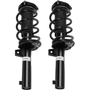 AUTOMUTO Strut Spring Assembly Front Pair struts and Shock Absorber for Volkswagen for Tiguan 2009-2017 Replace for 11090