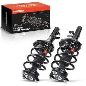 A-Premium Front Pair (2) Complete Strut & Coil Spring Assembly Compatible with Ford C-Max 2013 2014 2015 2016 2017 2018, Driver and Passenger Side