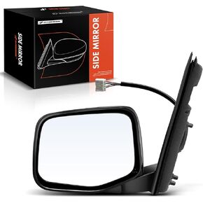A -premium سائق الجانبي مرآة باب الطاقة - متوافقة مع Honda Odyssey 2011 2012 2013 - اليدوية الساخنة قابلة للطي أسود خارج المرآة الخلفية - استبدال# 76250TK8A11ZA