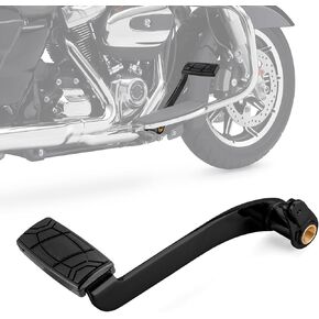 Wsays Brake Foot Pedal Black متوافق مع Harley Touring Electra Glide Road Road Road King Street Street Ringly and Trikes 2014-2024 (بدون انخفاض الإنقاذ)