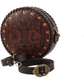 Viking Embossed Crossbody Bag