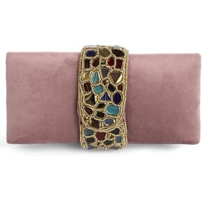 Aheli Clutch Purses Gift for Women Handmade Evening Sling Handbag Stylish Bridal Fashion Bag
