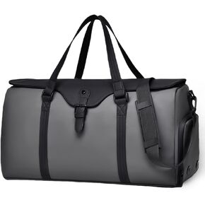 Travel Bag for Men Women, Duffle Bags for Travel with Shoe Compartment Weekender Overnight Carry On Bag with Dry Wet Separated Pocket Personal Item Bag for Gym Trip Workout