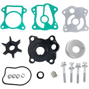 Water Pump Repair Kit with Housing for Honda 4 Stroke Outboard 35 40 45 50 HP BF35 BF40 BF45 BF50 Boat Motor Engine Rebuild Parts Replacement 06193-ZV5-020 06193-ZV5-030 06193-ZV5-010