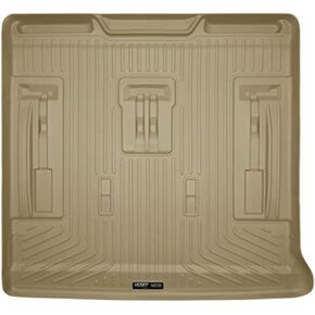 Husky Liners Weatherbeater Cargo Liner | Fits 2007-2014 Cadillac Escalade/Chevrolet Suburban/GMC Tahoe w/2nd Row Bench Seat | 1-pc Tan - 28253