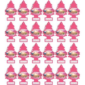 LITTLE TREES Car Air Freshener | Hanging Paper Tree for Home or Car | Morning Fresh | 24 Pack