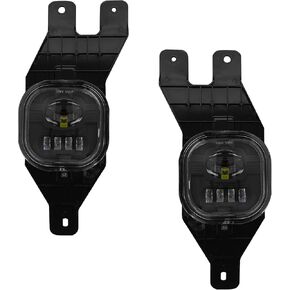 LED Fog Lights Fit For 2001 2002 2003 2004 Ford F-250/ F-350/ F-450/ F-550 Super Duty/2001 2002 2003 2004 Ford Excursion, A Pair Of Fog Lamps With Clear Lens