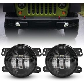 LX-LIGHT 4 بوصة 60W LED ضوء الضباب مع EMC متوافق مع Jeep Wrangler TJ LJ JK Dodge Journey Lights (زوج)