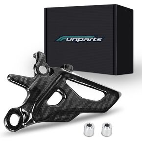 Dirt Bike Front Sprocket Cover Carbon Fiber Protector for CRF250R CRF250X 2004-2017 CRF450R 2008-2016 CR250R 2002-2007