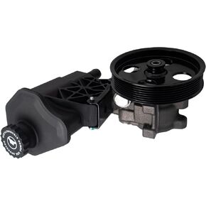 20-70269 New Power Steering Pump (w/Reservoir w/Pulley,For 3.7L,4.7L,5.7L) Compatible With 2002-2004 05-07 Do-dge Ram 1500 (Power Assist Pump OE# 52113364AH 52113364AI 53032128AB 96-70269)