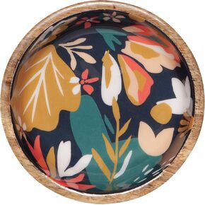 Danica Studio Haven Shallow Mango Wood Bowl, 6.25 inches DIA