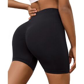 Seamless Biker Shorts for Women High Waist Workout Scrunch Butt Shorts with Tummy Control for Gym Yoga Fitness
