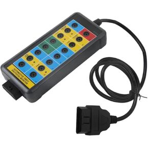 OBD2 Breakout Box Diagnosis Scan Tool for Monitoring Signals of Protocol/Power/Grounds,Automotive OBDII Protocol Monitor. Breakout Box for OBDII Diagnostic Link Connector