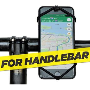 H6 Spyder Team PRO Bicycle Key Silicone Mobile Phone Holder, Black