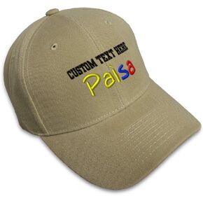 Prosy Prosball Cap Paisa Colombian Embroidery Languages ​​Languages ​​Hats للرجال والنساء