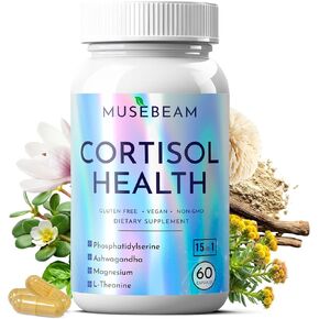 Cortisol Detox Supplement for Women Men - Control & Lowering Cortisol - Magnesium Ashwagandha L-Theanine High Cortisol Level Blocker Reducer - Balance Calm Stress Support Cleanse Adrenal Health