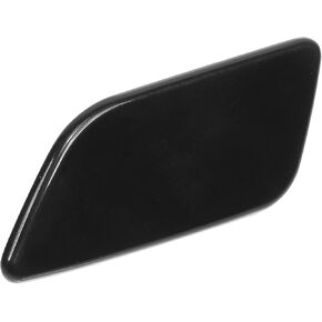 Front Left Bumper Headlight Washer Nozzle Cover Cap No.86636SJ170 Bumper Trim Nozzle Cover for Subaru Forester 2022-2024 Black Plastic 1 Pc