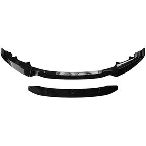 vks F15 Front Lip Compatible with (2014 2015 2016 2017 2018) BMW X5 F15 M-Sport Model ABS Matte Black Air Splitter Bumper Spoiler