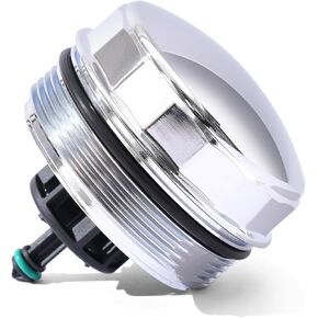 Upgrad Aluminium Oil Filter Housing Cover Cap compatible with BMW N52 N20 N54 N55 125i 320i 325i 328i 330i X5 X3 525i 528i 530i 740i and More Replace 11427525334