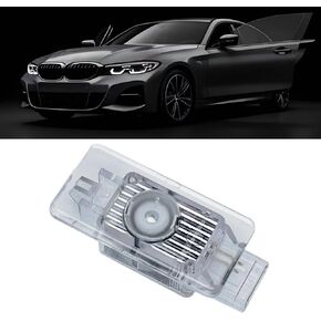 Car Door Puddle Light Logo Projector No Fade LED Projector Compatible with F20 F22 F30 F32 G30 F26 F15/ G32 2 3 4 5 6 7 Series/iX, pack of 1 (50th Anniversary (1 door light/ 1pc)) in Saudi Arabia