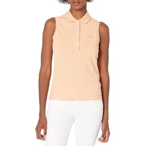 Lacoste Women's L.12.d Slim Fit Sleeveless Stretch Polo Shirt in Kuwait
