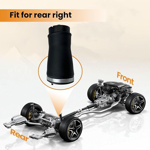 MILLISEC Rear Right Air Spring Bag Compatible with 2000-2006 BMW X5 E53 Car Air Suspensions OEM Replaces# 37126750356 in Saudi Arabia
