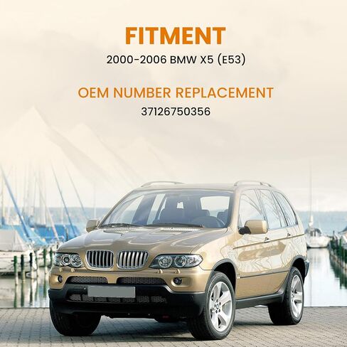 MILLISEC Rear Right Air Spring Bag Compatible with 2000-2006 BMW X5 E53 Car Air Suspensions OEM Replaces# 37126750356 in Saudi Arabia