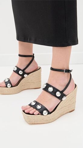 Cinq à Sept Women's Georgia Studded Wedge Espadrilles in Saudi Arabia