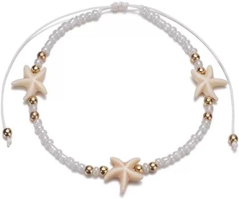 Boho Bead Anklets Barefoot Sandals Adjustable Link Anklet Multilayerd Ankle Bracelate Elastic Stretch Summer Beach Foot Chain Vacation Gift For Women Friendship in Saudi Arabia