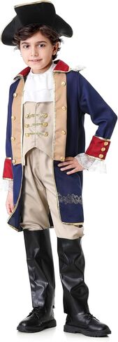 TOONRAIN Washington Costume -George Washington Costume kids Halloween in Saudi Arabia